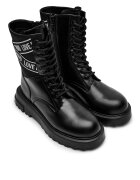 Love Moschino Botine cu adaos de piele