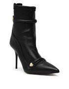 Love Moschino Botine cu adaos de piele