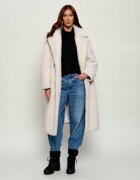 Love Moschino Botine cu toc | shearling cu adaos de piele