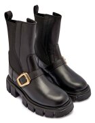 Love Moschino De piele botine cu platformă