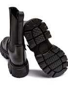 Love Moschino De piele botine cu platformă