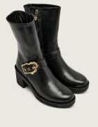 Love Moschino De piele botine cu toc
