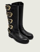 Love Moschino De piele cizme de echitație