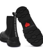 Love Moschino De piele ghete chelsea
