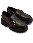 Love Moschino De piele pantofi loafer