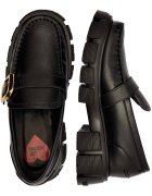 Love Moschino De piele pantofi loafer