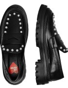 Love Moschino De piele pantofi loafer