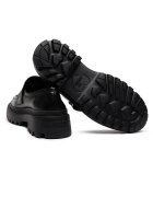 Love Moschino De piele pantofi loafer