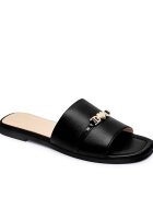 Love Moschino De piele șlapi