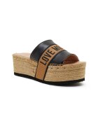 Love Moschino De piele șlapi