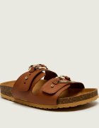 Love Moschino De piele șlapi