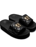Love Moschino De piele șlapi
