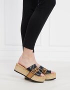 Love Moschino De piele șlapi