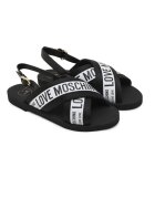 Love Moschino Sandale cu adaos de piele
