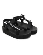 Love Moschino Sandale cu adaos de piele