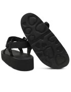 Love Moschino Sandale cu adaos de piele