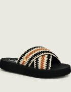 Love Moschino Șlapi cu adaos de piele
