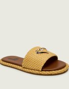 Love Moschino Șlapi cu adaos de piele