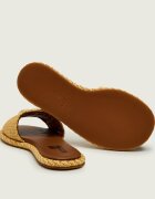 Love Moschino Șlapi cu adaos de piele