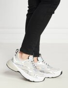 Love Moschino Sneakers cu adaos de piele