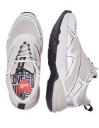Love Moschino Sneakers cu adaos de piele