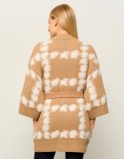 Marc Cain Cardigan | Loose fit cu adaos de lână