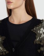 Marc Cain Cardigan | Relaxed fit cu adaos de lână