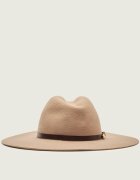 Marc Cain De lână pălărie cu adaos de piele