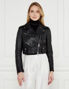 Marc Cain De piele geacă | Slim Fit