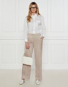 Marc Cain De satin pantaloni Washington | flare fit