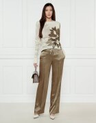 Marc Cain De satin pantaloni WASHINGTON | Loose fit | regular waist