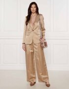 Marc Cain De satin pantaloni WICHITA | flare fit | cu adaos de in