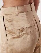 Marc Cain De satin pantaloni WICHITA | flare fit | cu adaos de in