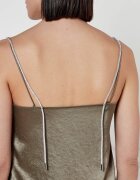 Marc Cain De satin top | Regular Fit