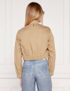 Marc Cain Geacă | Cropped Fit cu adaos de mătase
