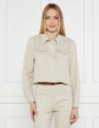 Marc Cain Geacă de blug | Regular Fit | cu adaos de in