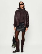 Marc Cain Guler înalt | Relaxed fit cu adaos de lână