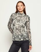 Marc Cain Guler înalt | Slim Fit