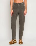 Marc Cain Pantaloni cargo Ruma | Tapered fit | catifea reiată