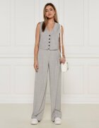 Marc Cain Pantaloni | flare fit cu adaos de lână