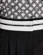 Marc Cain Pantaloni | flare fit cu adaos de lână