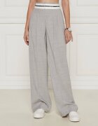 Marc Cain Pantaloni | flare fit cu adaos de lână
