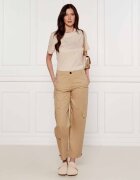 Marc Cain Pantaloni RENTON | Relaxed fit cu adaos de mătase