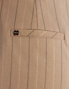 Marc Cain Pantaloni scurți WEIDA | Relaxed fit | cu adaos de in