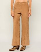 Marc Cain Pantaloni Warri | Relaxed fit | piele întoarsă