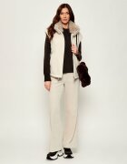 Marc Cain Pantaloni WELKOM | Relaxed fit | high waist | catifea reiată