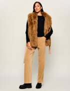 Marc Cain Pantaloni Wukari | Relaxed fit | catifea reiată