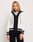 Marc Cain Pulover | Loose fit cu adaos de lână