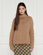 Marc Cain Pulover | Oversize fit cu adaos de lână