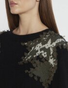 Marc Cain Pulover | Relaxed fit cu adaos de lână
